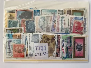 Italy /Italian USED Commemorative Mixed Stamp Packet - Picture 1 of 1