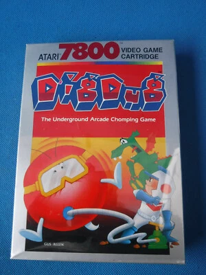 Atari 7800 Game "Dig Dug"  NEW IN BOX NOS New/Torn Shrinkwrap FREE SHIPPING NIB - Image 1 of 4