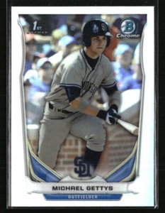 Michael Gettys 2014 Bowman Draft #CDP49  Baseball Card