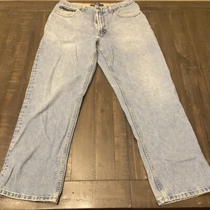 Vintage Tommy Hilfiger Blue RN#77806 CA#20781 Straight Leg Jeans Mens Size 32x30 - Picture 1 of 14
