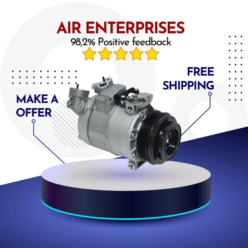 Compressor A/C Fit Bentley Arnage 1999, BMW 320i 01-04, BMW 540i 98-02 - Image 1 of 1