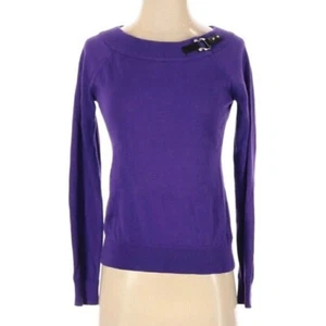 Lauren By Ralph Lauren Sz S Purple Pullover Sweater - Picture 1 of 3