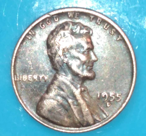 1955 ERROR ddo wheat penny Cover
