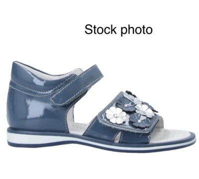 Sandalia Niña Nero Giardini Charol Gris 9.5 EE. UU. 26 UE Hecha en Italia ~ Como Nueva Foto 1 de 4