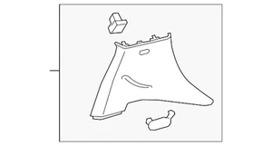 Genuine GM Upper Quarter Trim 95298777 - Picture 1 of 2