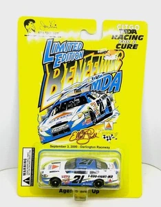 Coche diecast Ford Taurus escala 1/64 calibre equipo Nascar Jerry Lewis MDA #21 - Imagen 1 de 3