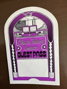 Electric Factory Concerts - Original "Juke Box" Guest Pass - 70er Jahre - Brandneu - Bild 1 von 3