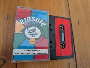 ERASURE THE CIRCUS CASSETTE TAPE 1987 PAPER LABEL MUTE UK - Picture 1 of 2