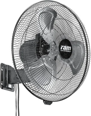 Ram 18 inch Wall Mounted Hanging Oscillating Air Circulator Pull Cord Fan...  - Image 1 of 4