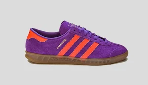 ADIDAS HAMBURG W LILA/ORANGE GRÖSSEN 7 7,5 9 9,5 10 10,5 ORIGINALS JS0679 2024 - Bild 1 von 5