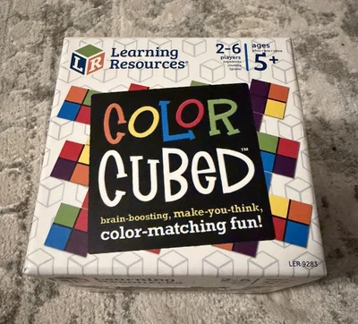 Learning Resources Color Cubed Multicolored Brain teaser 40 Pieces Strategy Game - Image 1 of 4