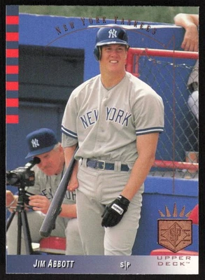 SP #262 1993 Jim Abbott Foto 1 de 2