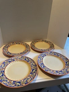 Set Of 4 Pfaltzgraff Villa Della Luna by Jana Kolpen 11” Dinner Plates - Picture 1 of 3