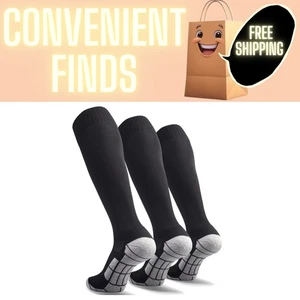 Soccer Socks 1/3/5 pairs Team Sport Knee High Socks for Adult Youth Kids - Picture 1 of 7
