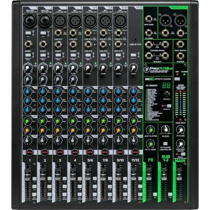 Mackie ProFX12v3 12-Channel Analogue Studio Mixer With USB - Image 1 of 1