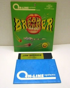 Jaw Breaker by On-Line Systems (before Sierra) for Atari 400/800 from 1981 - Picture 1 of 4