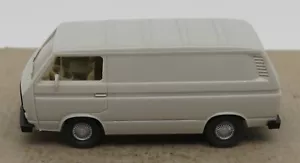 Micro WIKING Ho 1/87 VW Kombi Transporter T3 Grigio Chiaro #290 No. Box - Foto 1 di 6