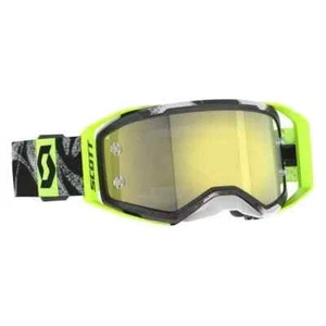 Gafas Scott Prospect 2.0 - MX Caviar negro/amarillo fluo con lente de iridio amarillo - Imagen 1 de 3