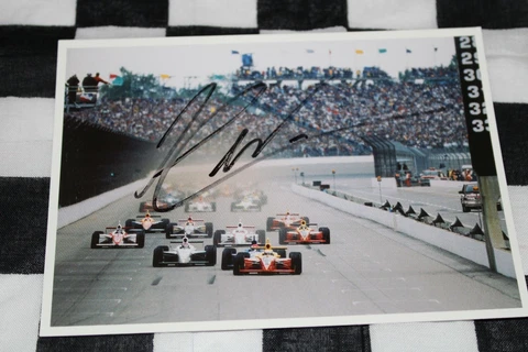 Indy 500 ticket signed by Helio Castroneves Cover