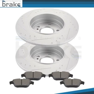 Rear Brake Rotors Ceramic Pads 5 Lug 300 mm For Mercedes-Benz GLK250 GLK350 - Picture 1 of 11