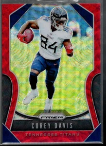 A9969- 2019 Panini Prizm Prizms Red Wave #160 Corey Davis /149 - NM-MT - Bild 1 von 2