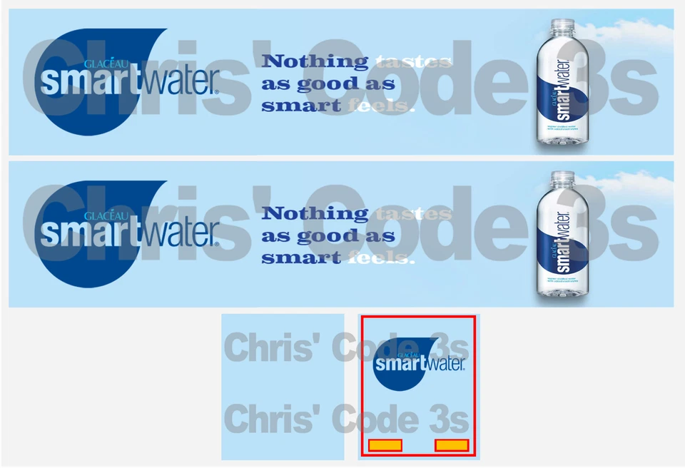 Code 3 Adhesive Vinyl Trailer Decal - Smart Water - 1/50 1/76 1/148 1/64 1/87 - Image 1 of 1