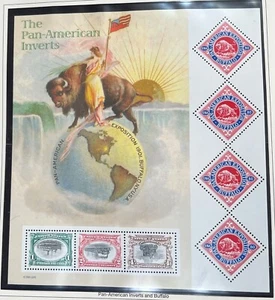 US Scott # 3505 - Pan-American Inverts - Sheet of 7 Stamps - MNH - Picture 1 of 1