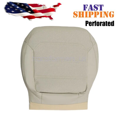 2012 to 2020 Fits For Volkswagen Passat Driver Bottom Leather Seat Cover Tan - Image 1 of 4