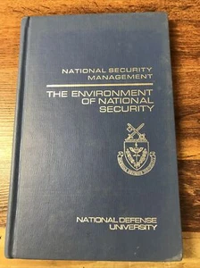 Vintage 1977 National Security Management, The Environment Of National Security - Imagen 1 de 3