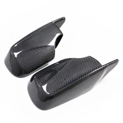 Tapa de cubierta de espejo retrovisor lateral de fibra de carbono para BMW Serie 3 E46 2 puertas 1998-2005 Foto 1 de 4