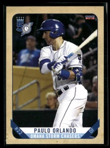Paulo Orlando 2018 Omaha Storm Chasers Team Set - Picture 1 of 2