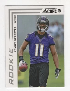 2012 PANINI SCORE GLOSSY FOOTBALL ROOKIE TOMMY STREETER BALTIMORE RAVENS #380 - Picture 1 of 6