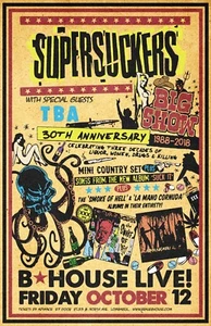 Póster de concierto de Supersuckers - Imagen 1 de 1