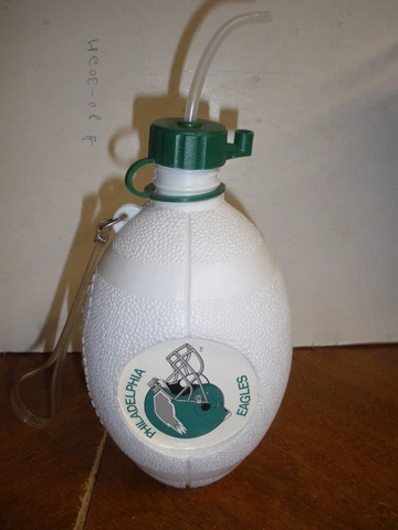 1990 vintage Philadelphia Eagles football shaped water bottle RARE (O44) Cover