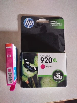 2 подлинных высокопроизводительных картриджа OfficeJet HP 920XL — пурпурные - Изображение 1 из 2