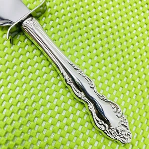 Oneida 1881 Rogers Silverplate - Baroque Rose Serving Roast Carving Knife - Picture 1 of 12