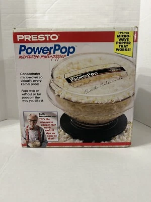 Palomitero de maíz para microondas Presto Power Pop vintage 04830 Nuevo en caja Foto 1 de 4