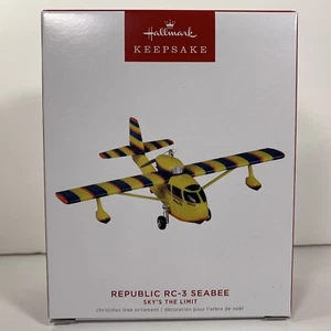 Hallmark Keepsake RC-3 Seabee Sky's the Limit Airplane Christmas Tree Ornament - Picture 1 of 6