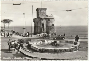 RAPALLO - GENOVA - CASTELLO E NUOVA FONTANA - VIAGG. 1963 -74389- - Picture 1 of 1