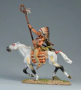 IDA6029 Sioux Indian Warrior Charging Team Miniatures Metal Model Miniatures - Picture 1 of 3