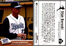 Stan Boroski 2007 Grandstand Corpus Christi Hooks #3 Card *AutographDen*