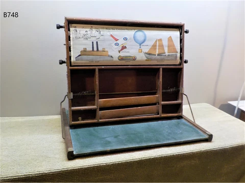 Vintage Chautauqua Industrial Art Desk Lewis E. Myers & Co. RARE Cover