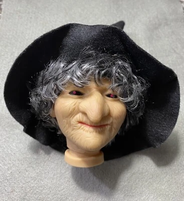 3" x 4" Vinyl Witch Head with Neck - Image 1 of 4