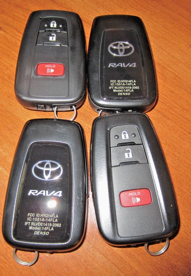 Genuine TOYOTA LOT OF 4 Smart Key Fob HYQ14FLA 1551A-14FLA 2019-25 RAV4  OEM - Image 1 of 1