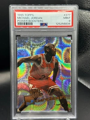 🔥 1995 TOPPS MICHAEL JORDAN #277 УСИЛИТЕЛИ МОЩНОСТИ НОВОМ PSA 9 🔥 - Изображение 1 из 2
