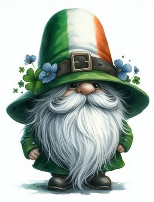 IRISH (1) GONK CROSS STITCH PATTERN - Image 1 of 2