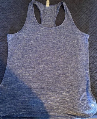 Regata BALLY TOTAL FITNESS Azul e Branca Racer Back - Feminina Tamanho Grande - Imagem 1 de 4