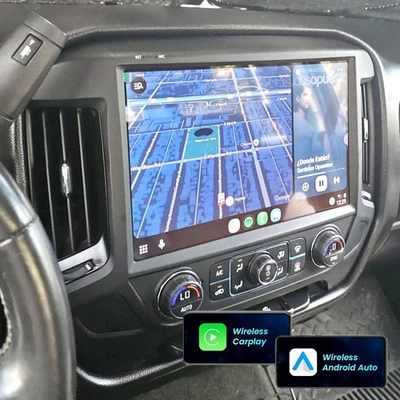 13.1'' 8 Core 4+64G Radio Carplay Android For Chevy Silverado GMC Sierra 2014-18 - Image 1 of 4