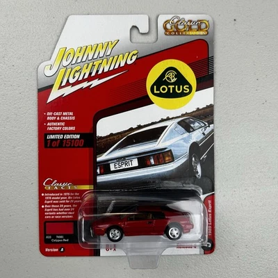 Johnny Lightning классический золотой серии Калипсо красный 1:64 1989 Lotus Espirit новый в коробке - Изображение 1 из 3