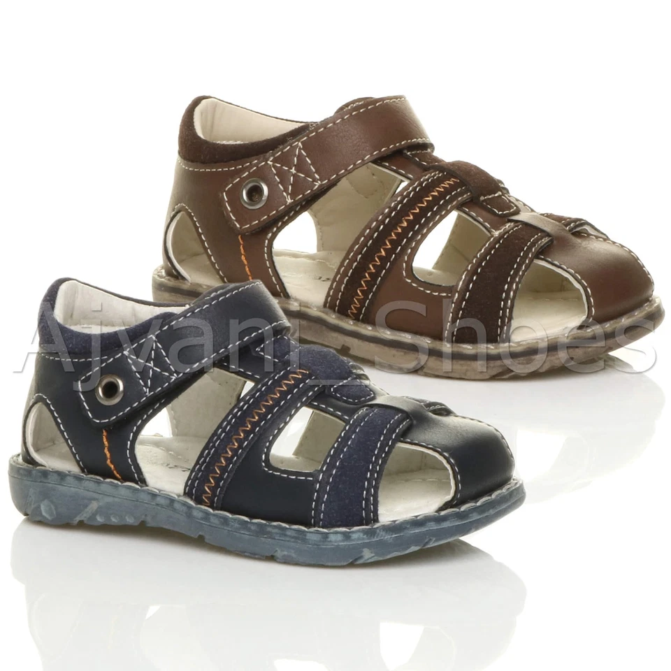 SANDALIAS DE PESCADOR GLADIADOR VERANO CONTRASTE GANCHO Y BUCLE PLANAS NIÑOS TALLA Foto 1 de 1